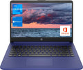 Ordinateur compact portable HP pour étudiants et professionnels, écran HD 14 pouces, processeur Intel Quad-Core N4120, 4 Go de RAM DDR4, 64 Go de stockage eMMC, abonnement d'un an à Office 365, webcam, lecteur de carte SD, HDMI, Wi-Fi, Windows 11