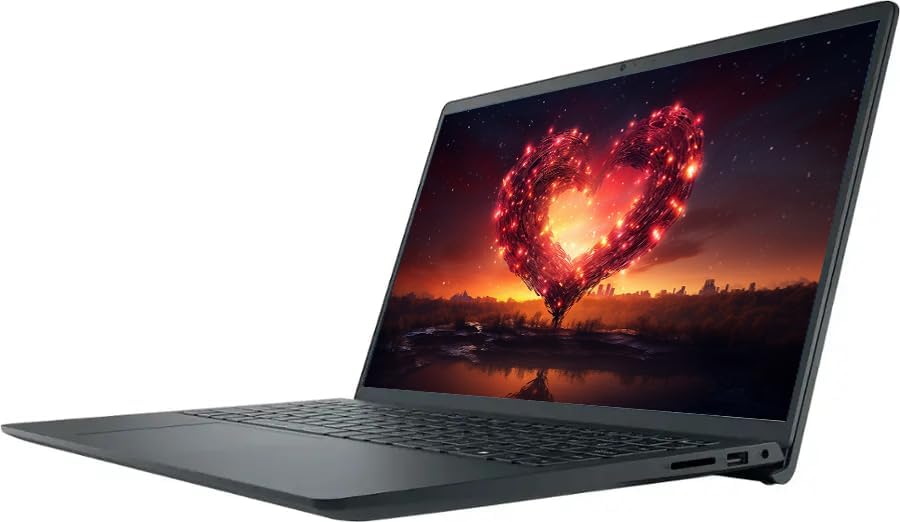 Ordinateur compact portable Dell Inspiron 15,6" FHD IPS tactile, processeur Intel i5 à 10 cœurs, 16 Go de RAM, SSD de 512 Go, Windows 11, compatible AI Copilot, pavé numérique, noir