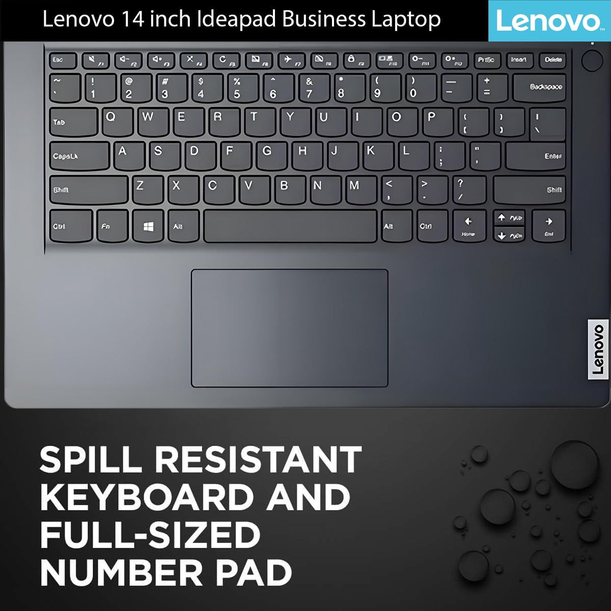 Ordinateur compact portable Lenovo IdeaPad avec Microsoft Office, 12 Go de RAM, 1,2 To (1 To Cloud et 256 Go de stockage), processeur Intel hautes performances, autonomie de 11 heures, lecteur de carte SD, webcam + USB-C, clé USB de récupération