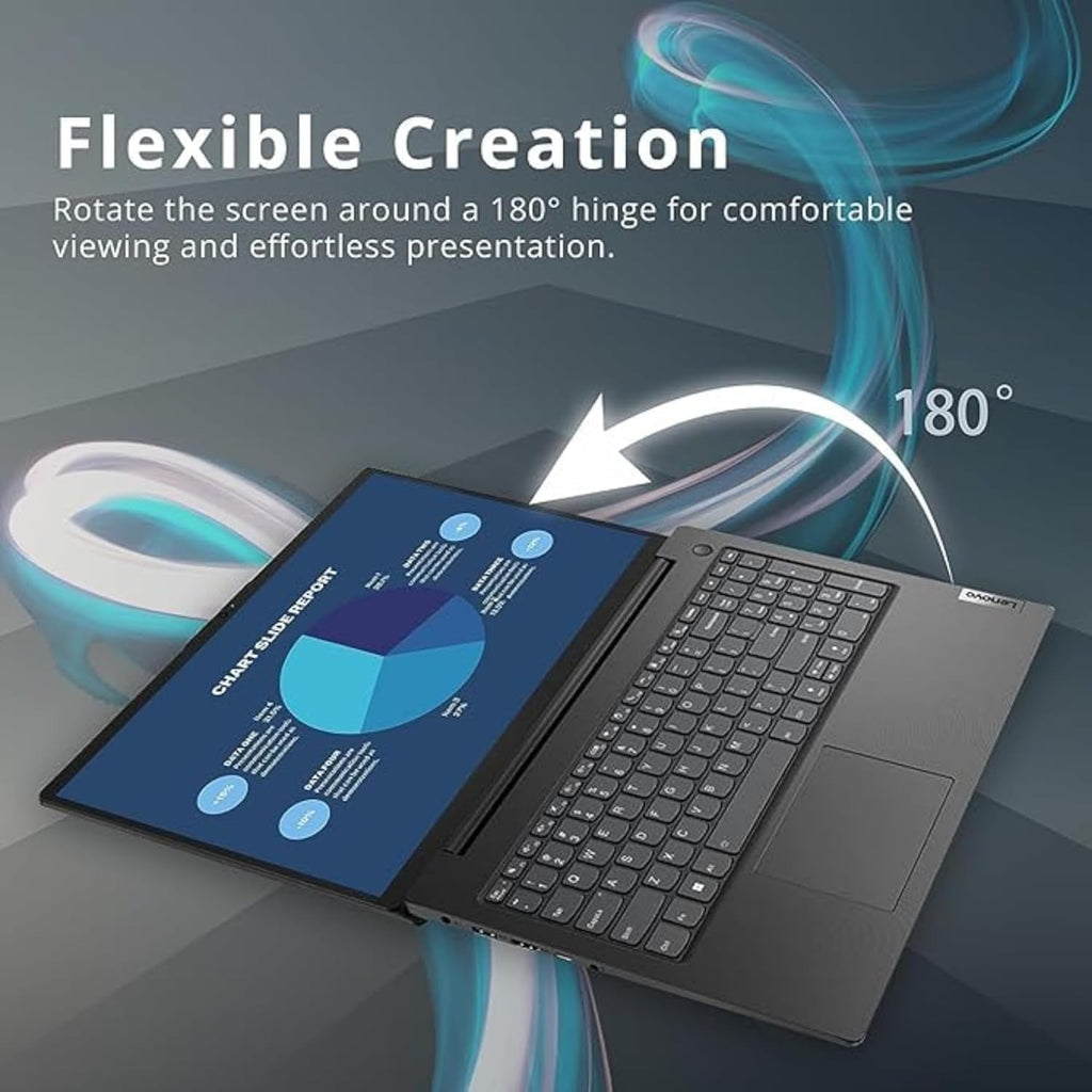 Ordinateur compact portable Lenovo V15 (2026) pour étudiants et professionnels | Processeur Intel Pentium quadricœur | Écran FHD 15,6 pouces (1920 x 1080) | 16 Go de RAM | SSD 1 To | Ethernet RJ-45 | Windows 11 avec Office 365 pour le Web
