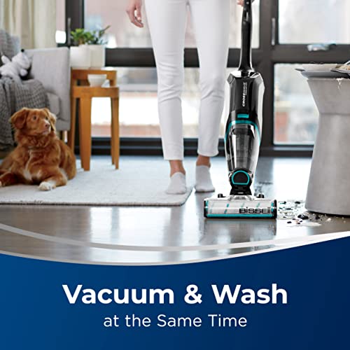 Aspirateur et serpillère tout-en-un à connectivité sans fil BISSELL CrossWave Max pour surfaces humides et sèches