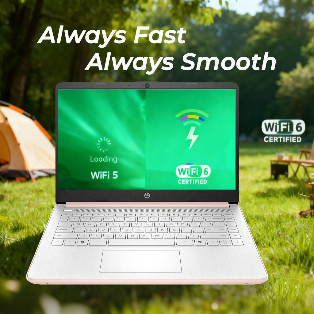 Dernier Ultrabook HP avec Copilot AI - 1,2 To de stockage - 4 Go de RAM - Intel Core | Microsoft Office 365 inclus | SSD de 192 Go + 1 To de stockage cloud | Webcam | Windows 11 | Sans souris | Ordinateur compact portable essentiel