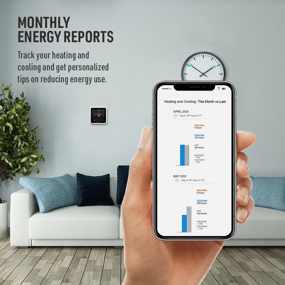 Thermostat intelligent WiFi HONEYWELL HOME RTH8800WF2022 T5 - Compatible doté de Alexa