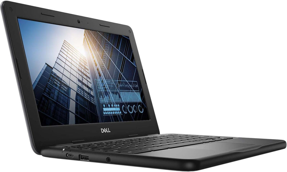 Chromebook Dell 11 3100, écran tactile 11,6 pouces, HD (1366 x 768), processeur Celeron, 4 Go de RAM, 32 Go de mémoire flash, noir (reconditionné)