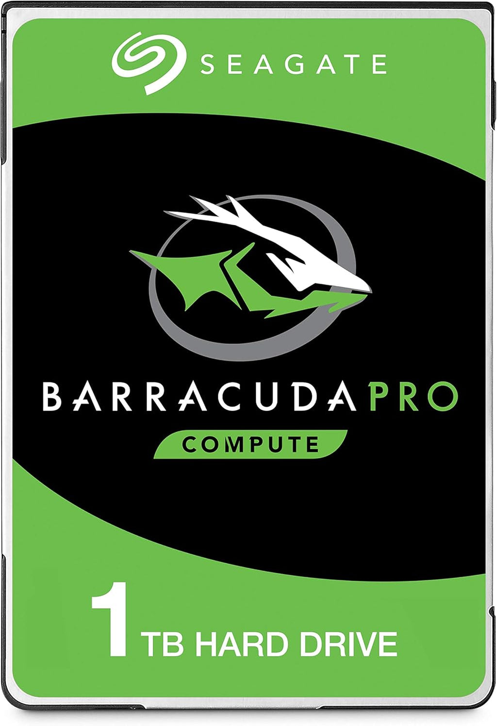 Disque dur interne Seagate BarraCuda Pro 1 To – 2,5 pouces SATA 6 Gb/s 7200 tr/min 128 Mo de cache pour ordinateur de bureau et compact portable, récupération de données – Emballage sans frustration (ST1000LM049)
