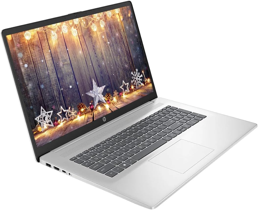 Ordinateur compact portable HP 17,3 pouces à écran tactile, 64 Go de RAM, 2,5 To de stockage (SSD de 2 To + station d'accueil de 512 Go), processeur AMD Ryzen 5 à 6 cœurs, Windows 11, écouteurs PLUSERA inclus.