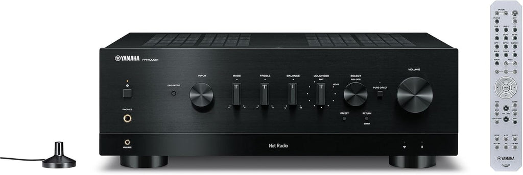 Récepteur réseau R-N1000A doté de entrée phono, HDMI et convertisseur numérique-analogique intégré (noir)