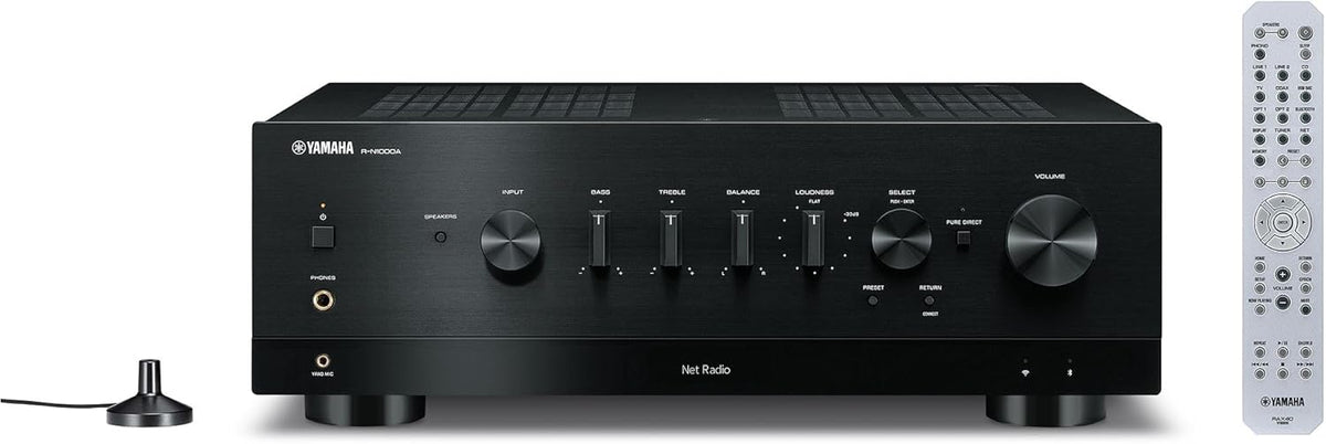 Récepteur réseau R-N1000A doté de entrée phono, HDMI et convertisseur numérique-analogique intégré (noir)