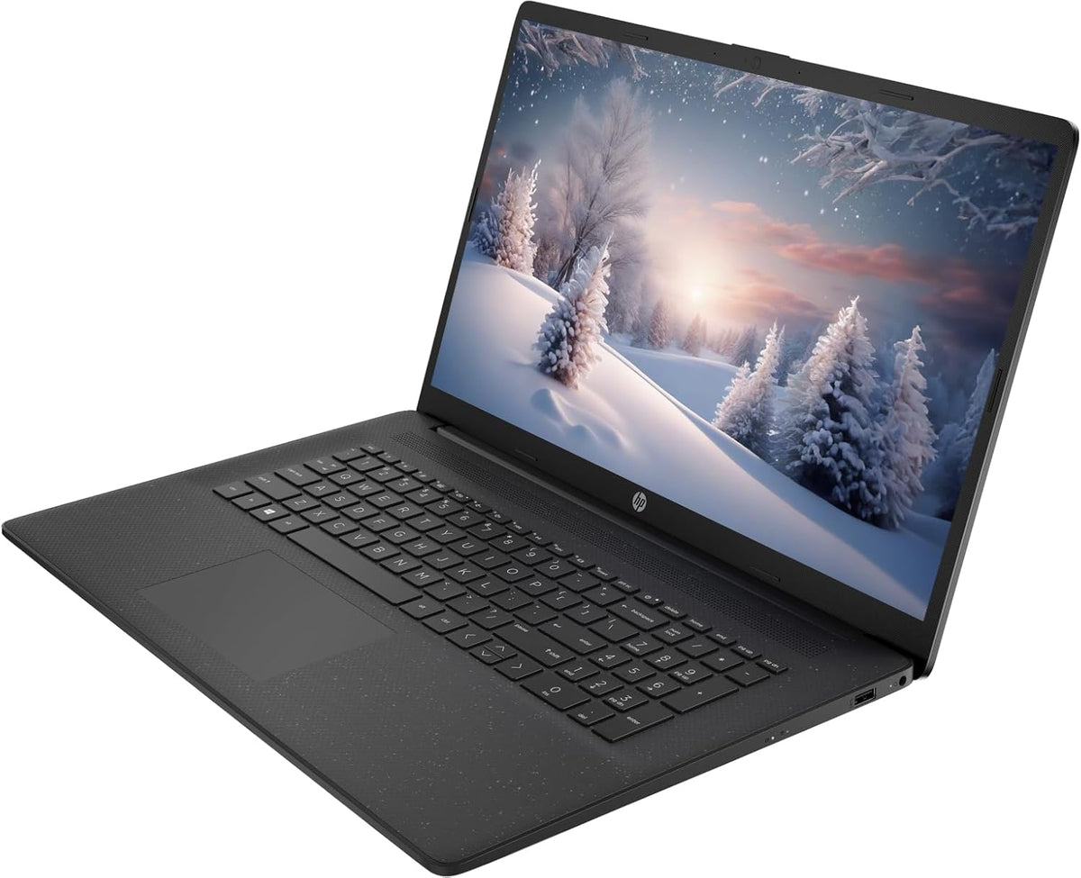 Ordinateur compact portable professionnel HP 17,3 pouces, processeur Intel Core i5 à 10 cœurs, Windows 11 Pro avec suite Microsoft Office à vie, écouteurs PLUSERA, noir (Intel Core i5, 64 Go de RAM | 2,2 To de stockage)