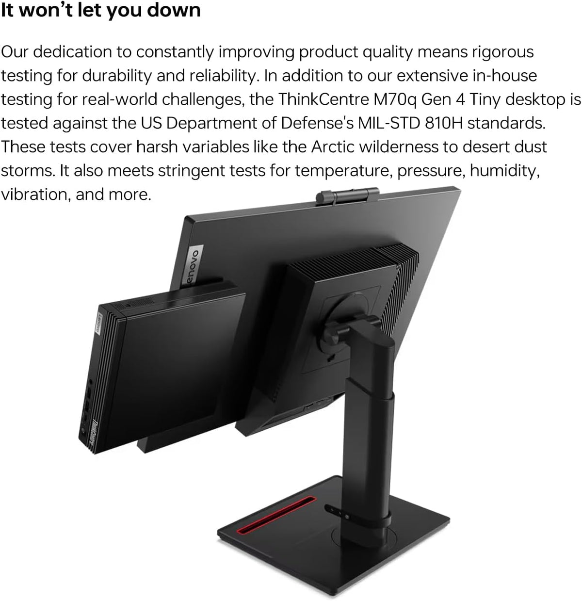 Ordinateur de bureau professionnel ultra-au format compact Lenovo ThinkCentre M70q Gen 4 MFF 1L, 32 Go de RAM DDR5, SSD PCIe de 1 To, processeur Intel Core i5-13400T à 10 cœurs (supérieur au i7-12700T), Wi-Fi 6, HDMI, DisplayPort, Windows 11 Pro…