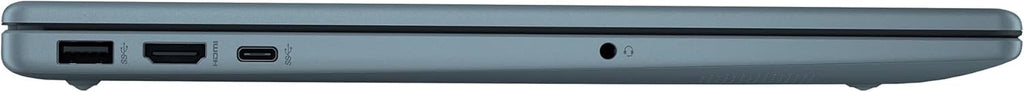 Ordinateur compact portable professionnel HP 15,6 pouces avec Microsoft Office 365, 16 Go de RAM, 128 Go de stockage UFS, processeur Intel quadricœur, Windows 11, écouteurs PLUSERA et hub 8 en 1 inclus, bleu clair de lune