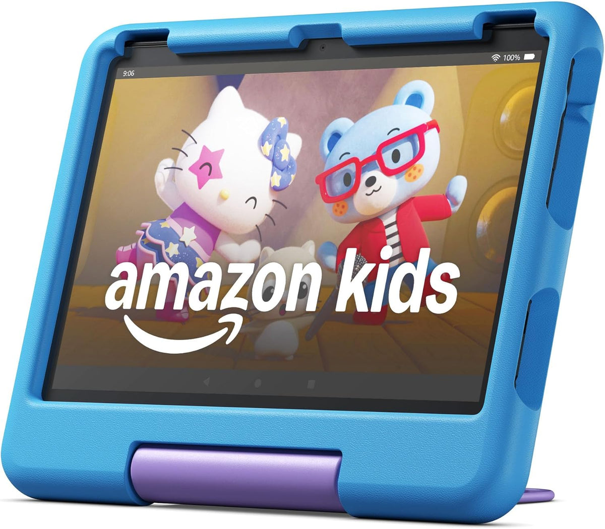 Tablette tactile Amazon Fire HD 10 pour enfants (dernier modèle) de 3 à 7 ans | Écran HD lumineux de 10,1 pouces avec contenu exclusif et sans publicité, contrôle parental performant, autonomie de 13 heures, 32 Go, bleu