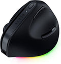 Souris verticale à connectivité sans fil Razer Pro Click V2 : Design ergonomique à 6 boutons - Aide intuitive en un clic - Compatible Windows et Mac - Connectivité multi-appareils via 2,4 GHz, Bluetooth ou USB-C doté de connectivité filaire…