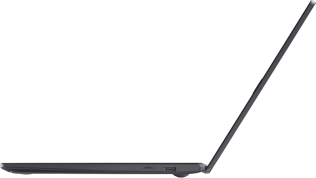 ASUS Vivobook Go Slim 15,6" - Ordinateur compact portable fin et compact portable pour étudiants - Processeur Intel Dual Core N4500, 4 Go de RAM, SSD de 128 Go, Windows 11, Noir étoilé L510KA-ES04