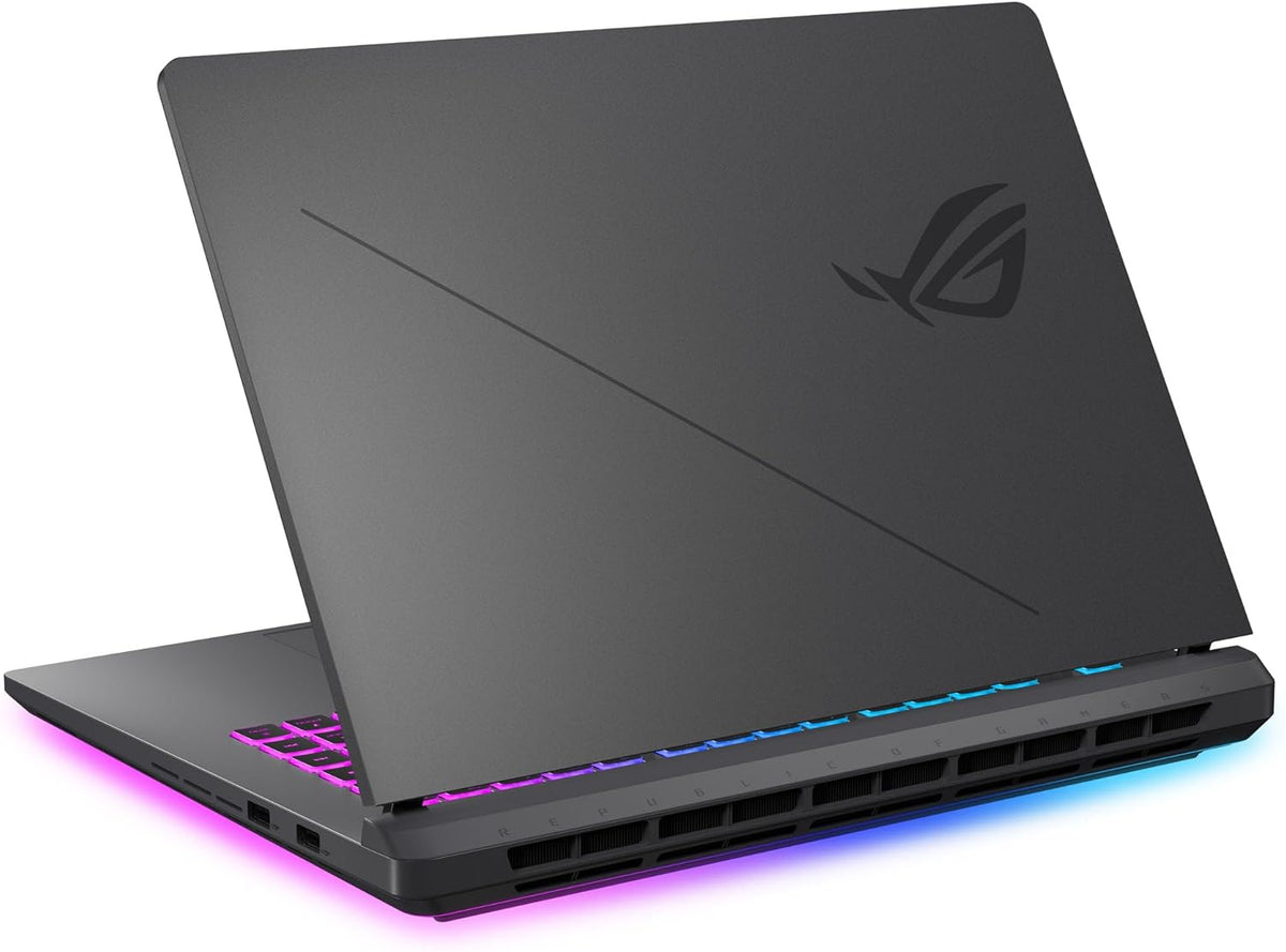 ASUS ROG Strix G16 (2025) Ordinateur compact portable de jeu 16 pouces ROG Nebula 16:10 2,5K 240 Hz/3 ms NVIDIA® GeForce RTX™ 5070 Processeur AMD Ryzen™ 9 9955HX 32 Go DDR5-5600 SSD PCIe Gen 4 1 To Wi-Fi 6E Windows 11 Famille