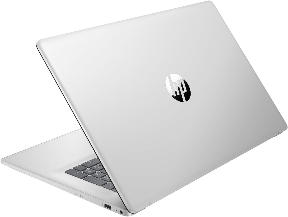 Ordinateur compact portable HP 17,3" HD+ Professionnel et Étudiant, 16 Go de RAM, SSD de 1 To, Processeur Intel Core i3 à 8 cœurs, Windows 11 Pro, Clavier numérique, Wi-Fi 6, Écouteurs PLUSERA et hub 8 en 1, Argent naturel