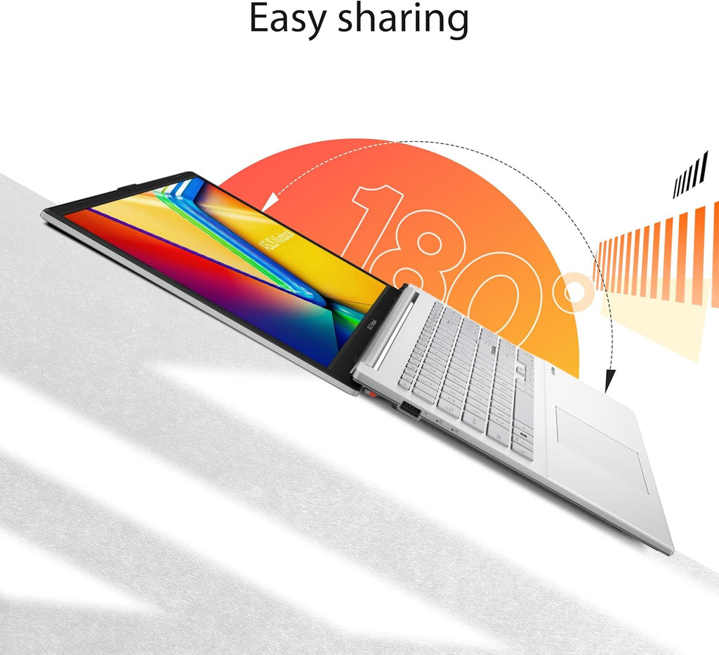 ASUS Vivobook Go 15,6" Ordinateur compact portable fin AMD Ryzen 5 7520U 8 Go 512 Go Windows 11 Famille Argent élégant Robustesse de qualité militaire Charge rapide Cache webcam E1504FA-AS54