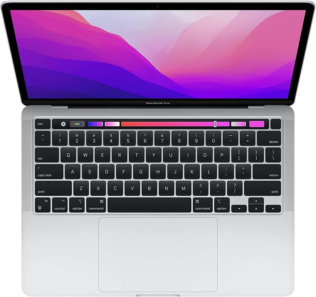 MacBook Pro 2022 d'Apple avec puce Apple M2 (13 pouces, 8 Go de RAM, 256 Go de stockage SSD) (clavier QWERTY anglais) Argent (reconditionné)