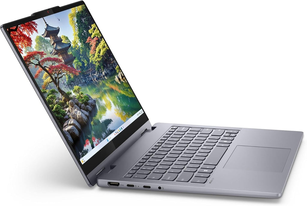 Ordinateur compact portable Lenovo IdeaPad 5i 2-en-1 14" WUXGA tactile | Processeur Intel Core Ultra 5 AI 225U | Carte graphique Intel | Gris | Rétroéclairage | 8 Go de RAM DDR5 | SSD 512 Go | Windows 11 Famille | Hub USB 3.0 inclus