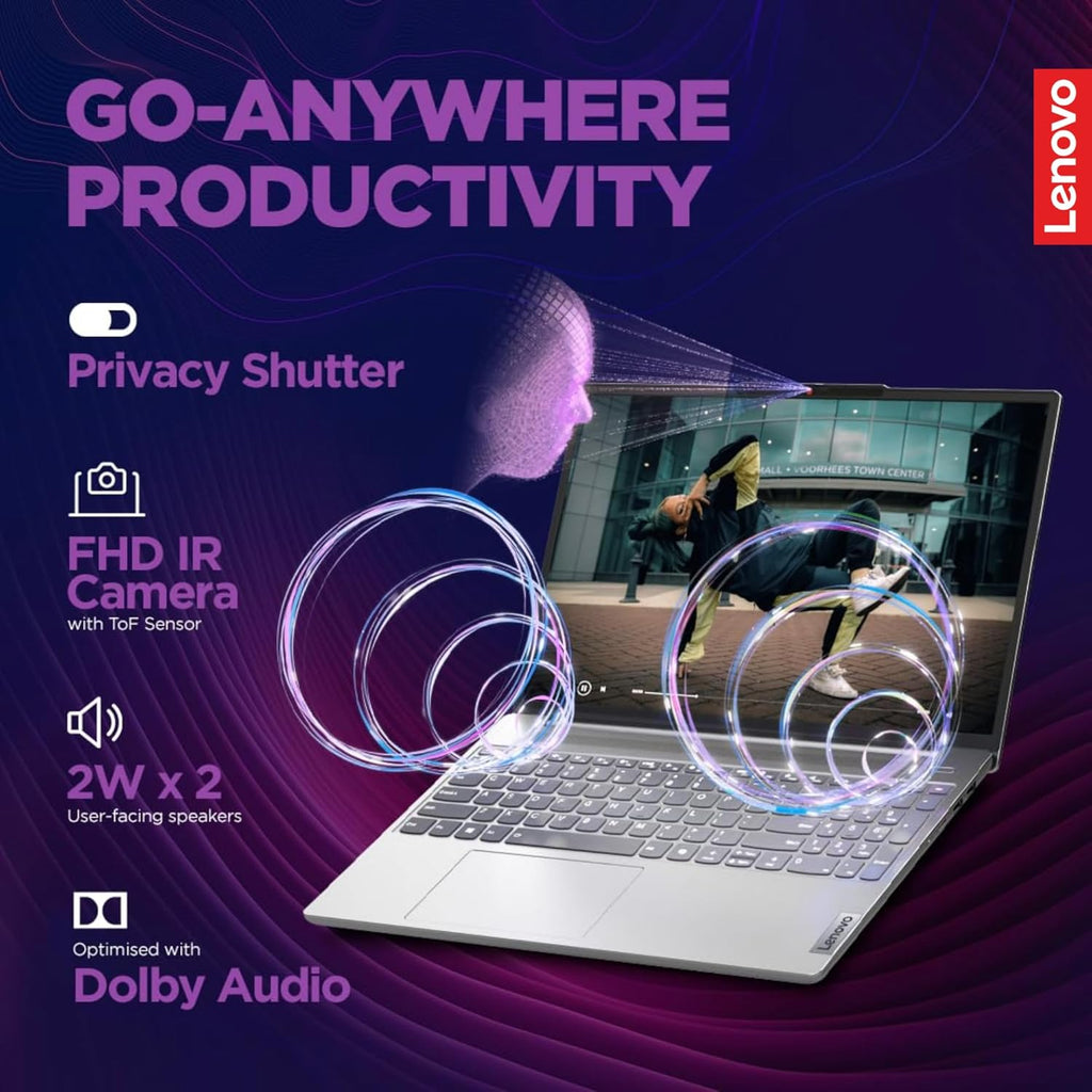 Ordinateur compact portable Lenovo Essential à écran tactile | Ideapad 3i | 24 Go de RAM | Écran tactile FHD 15,6 pouces | Stockage SSD 256 Go | Processeur Intel Core i3 | Windows 11 Pro | Ordinateur compact portable idéal pour les professionnels et