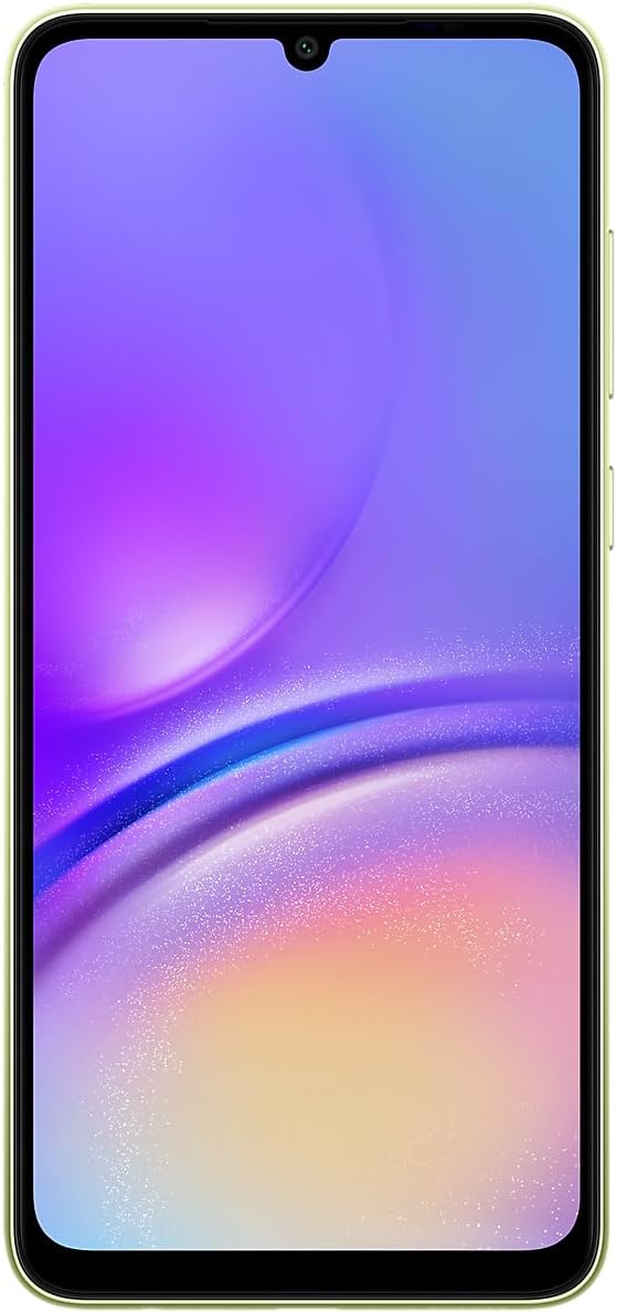 Samsung Galaxy A05 A055M 64 Go Double SIM GSM Débloqué Smartphone Android (Version Amérique latine) - Vert clair – Modèle pratique