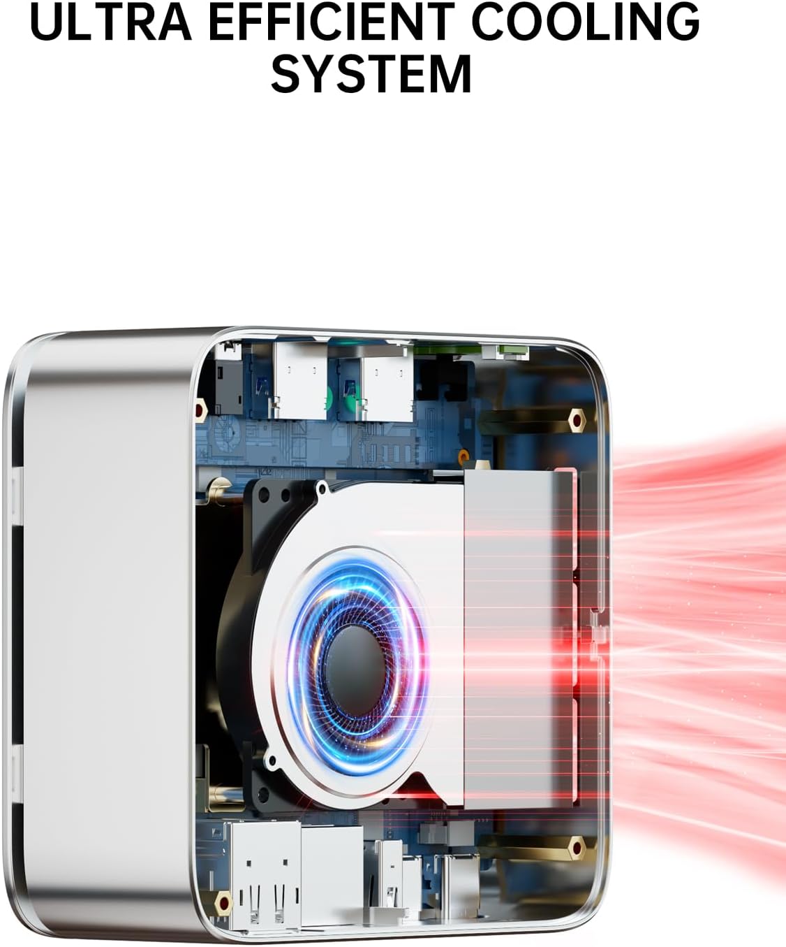 Mini PC GMKtec G10 Ryzen 5 3500U (Plus performant que les N150/4300U/3200U) 16 Go de RAM, SSD de 512 Go, carte réseau 2,5 GbE, adapté à le bureau, la maison ou les petites entreprises (HTPC), triple écran 4K, Wi-Fi, Bluetooth, USB-C, DisplayPort…