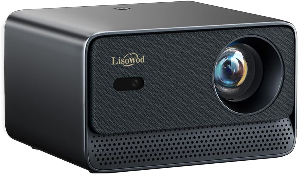 Projecteur facile à transporter d'extérieur 1080p, 1000 lumens ANSI, certifié Netflix, mise au point automatique, son Dolby, Wi-Fi/Bluetooth