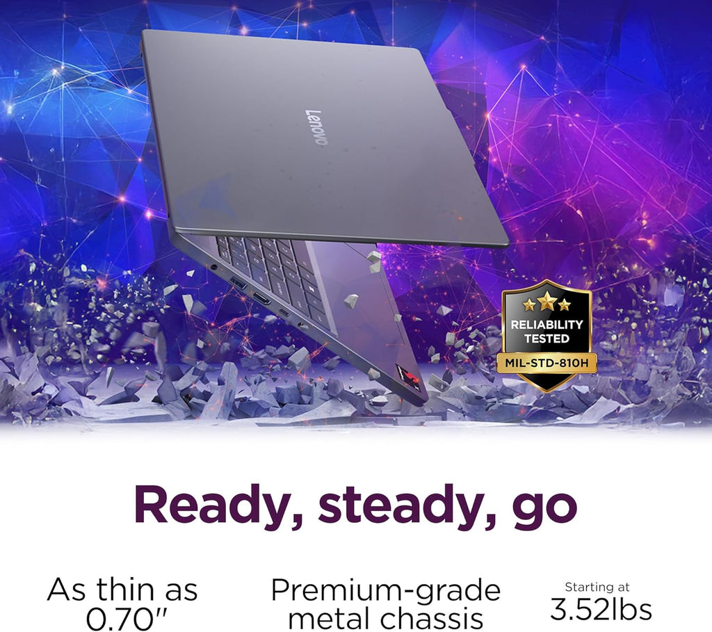 Lenovo IdeaPad Slim 3X - 2025 - Ordinateur compact portable IA pour une utilisation quotidienne - Copilot+ PC - Écran WUXGA 15,3 pouces - 16 Go de mémoire - 512 Go de stockage - Qualcomm® Snapdragon® X - Gris lunaire