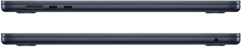 MacBook Air 2023 d'Apple avec puce Apple M2, processeur 8 cœurs et processeur graphique 10 cœurs (15 pouces, 8 Go de RAM, 256 Go de stockage SSD) (clavier QWERTY anglais) Minuit (reconditionné)