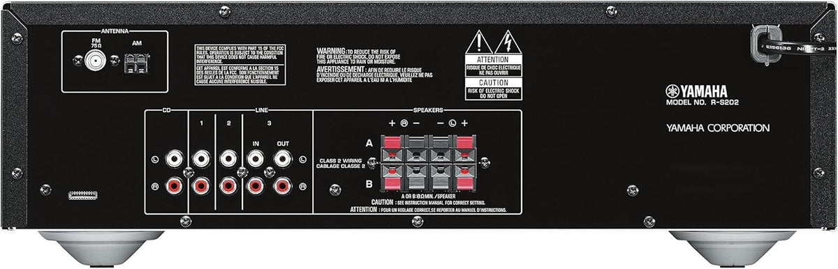 Récepteur stéréo YAMAHA R-S202BL – Modèle pratique
