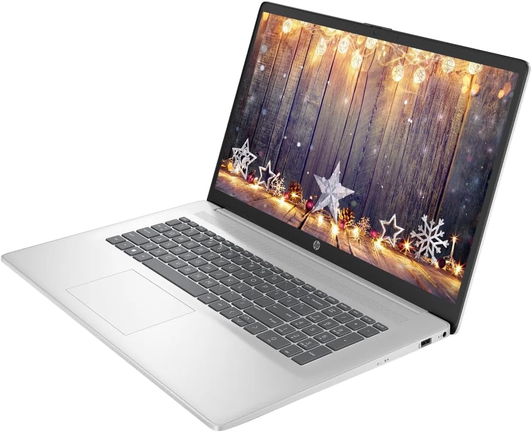 Ordinateur compact portable HP 17,3 pouces à écran tactile, 64 Go de RAM, 2,5 To de stockage (SSD de 2 To + station d'accueil de 512 Go), processeur AMD Ryzen 5 à 6 cœurs, Windows 11, écouteurs PLUSERA inclus.