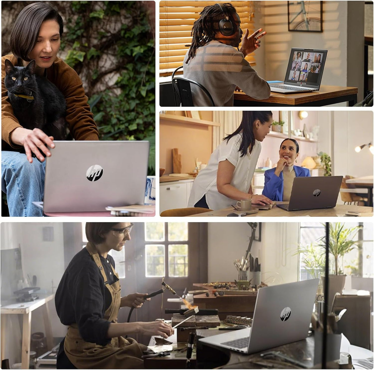 Ordinateur compact portable HP 15 pouces tactile FHD IPS, idéal pour les étudiants et les professionnels, processeur Intel Core i5 à 10 cœurs de 13e génération (supérieur à l'i7-1255U), Windows 11 Pro, pavé numérique, argent, 8 Go de RAM, SSD de 512