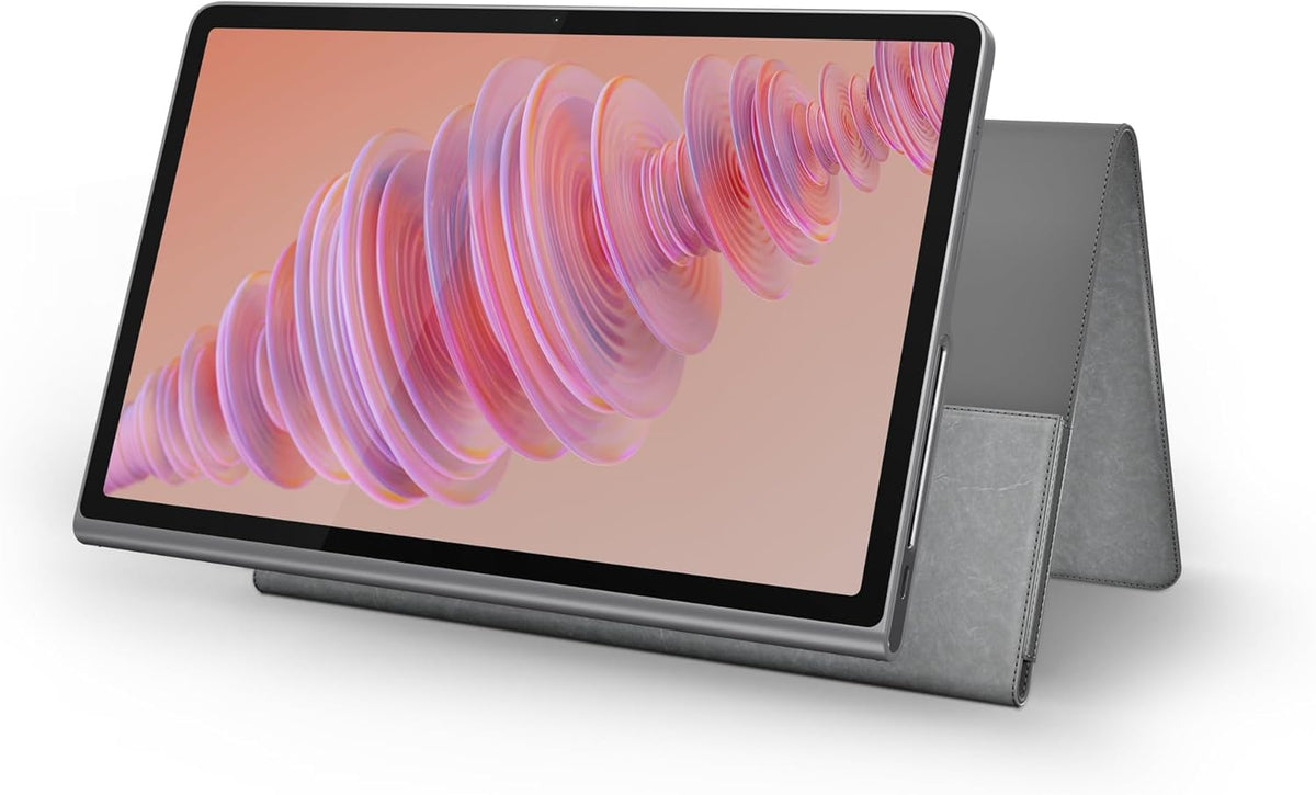 Lenovo Tab Plus - 2024 - Tablette tactile multimédia haut de gamme - 8 haut-parleurs JBL® - Écran tactile LCD 2K de 11,5 pouces - 8 Go de mémoire - 128 Go de stockage - Processeur MediaTek™ Helio G99 - Étui folio inclus - Gris lunaire