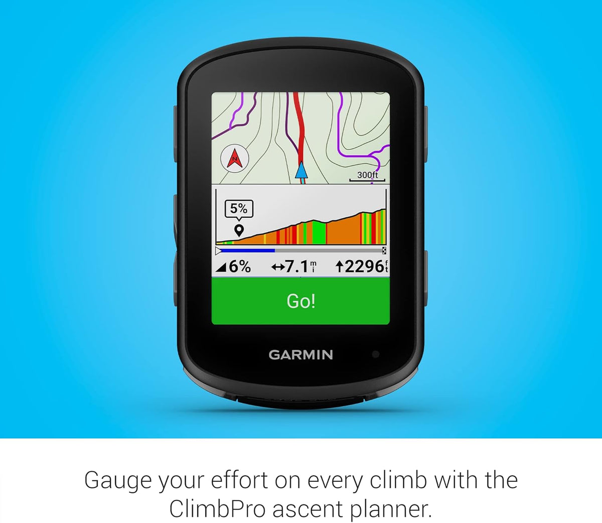 Garmin Edge 540, compteur GPS de vélo au format compact doté de commandes par boutons, coaching adaptatif ciblé, navigation avancée et bien plus encore