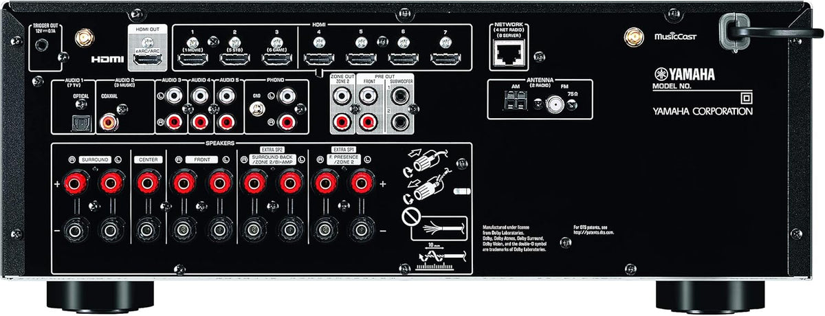 Récepteur AV YAMAHA RX-V6A 7.2 canaux doté de MusicCast