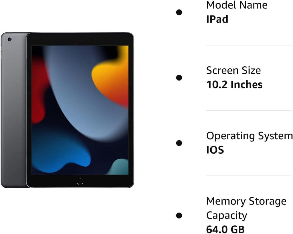 iPad Apple 2021 (10,2 pouces Wi-Fi 64 Go) - Gris sidéral (Reconditionné Premium) pratique