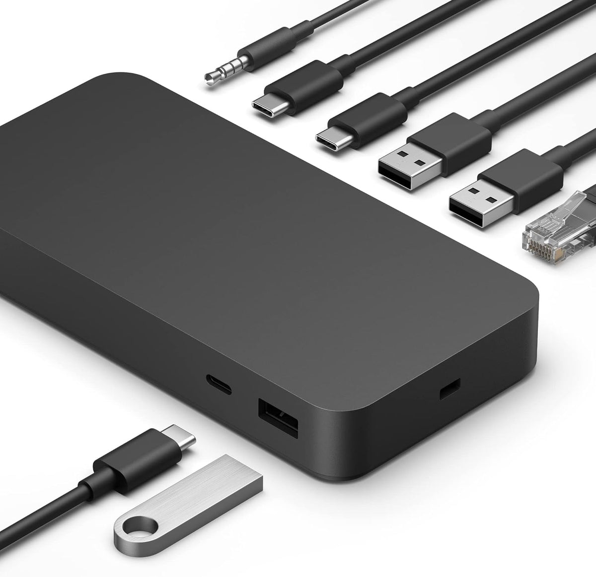 Station d'accueil Microsoft Surface Thunderbolt 4 - Noire (T8H-00001) – Modèle pratique