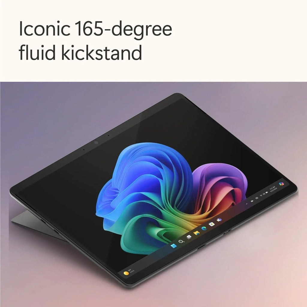 Pack PC Microsoft Surface Pro 11 Copilot : Tablette tactile tactile 13 pouces 2,8K avec clavier Pro noir et stylet professionnel, processeur Snapdragon X Plus, 16 Go de RAM, SSD de 512 Go, Windows 11 Pro (noir).