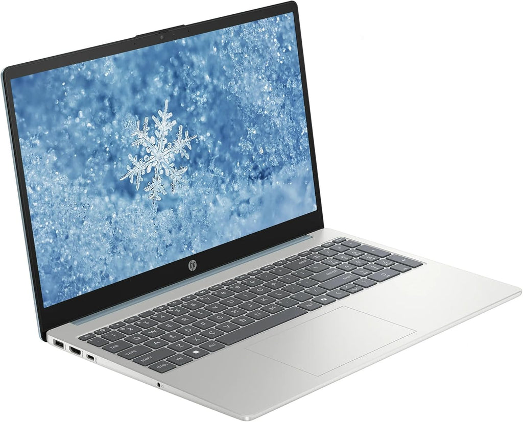 Ordinateur compact portable HP 15,6" FHD tactile pour professionnels et étudiants, 16 Go de RAM, SSD de 256 Go, processeur Intel Core i3 à 8 cœurs, écouteurs PLUSERA, bleu clair de lune