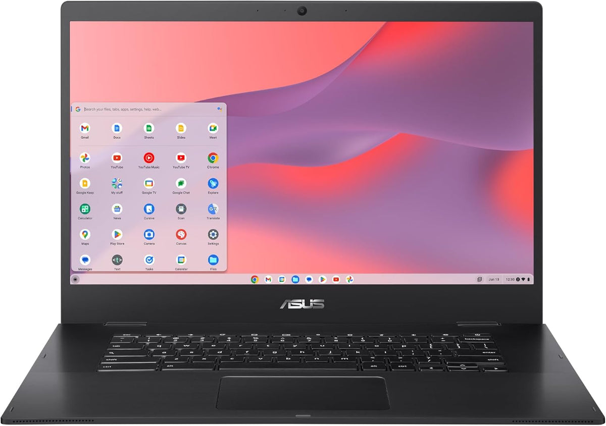 ASUS Chromebook CX1, écran NanoEdge Full HD 15,6 pouces, processeur Intel Celeron N3350, stockage eMMC 64 Go, 4 Go de RAM, clavier résistant aux éclaboussures, Chrome OS, gris minéral, CX1500CNA-WS44F (reconditionné)
