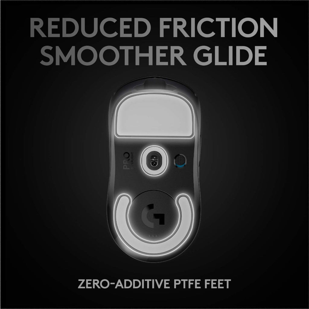 Souris gaming à connectivité sans fil Logitech G PRO X Superlight, ultra-légère, capteur Hero 25K, 25 600 DPI, 5 boutons programmables, longue autonomie, compatible PC/Mac - Noir