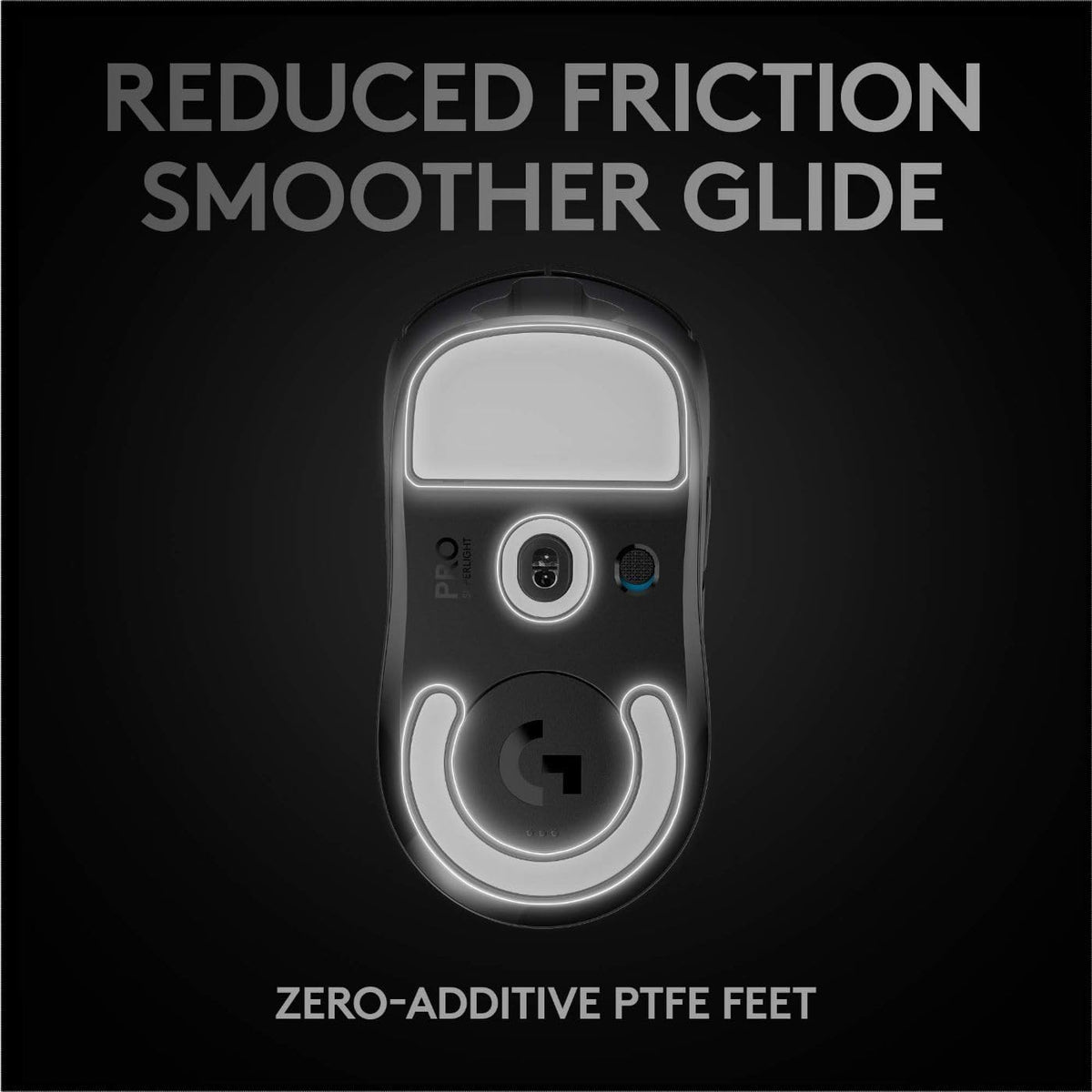 Souris gaming à connectivité sans fil Logitech G PRO X Superlight, ultra-légère, capteur Hero 25K, 25 600 DPI, 5 boutons programmables, longue autonomie, compatible PC/Mac - Noir