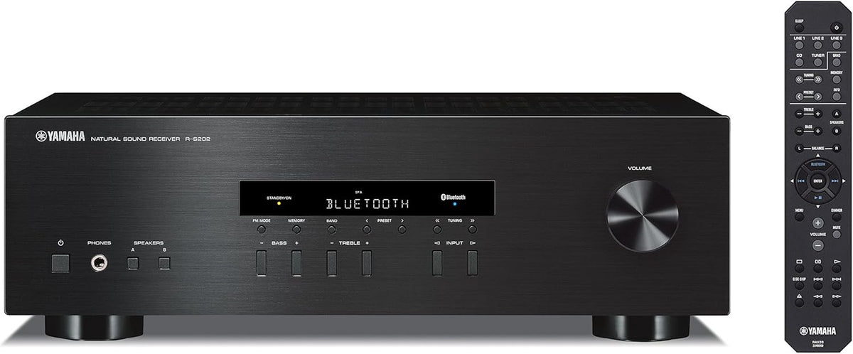 Récepteur stéréo YAMAHA R-S202BL – Modèle pratique