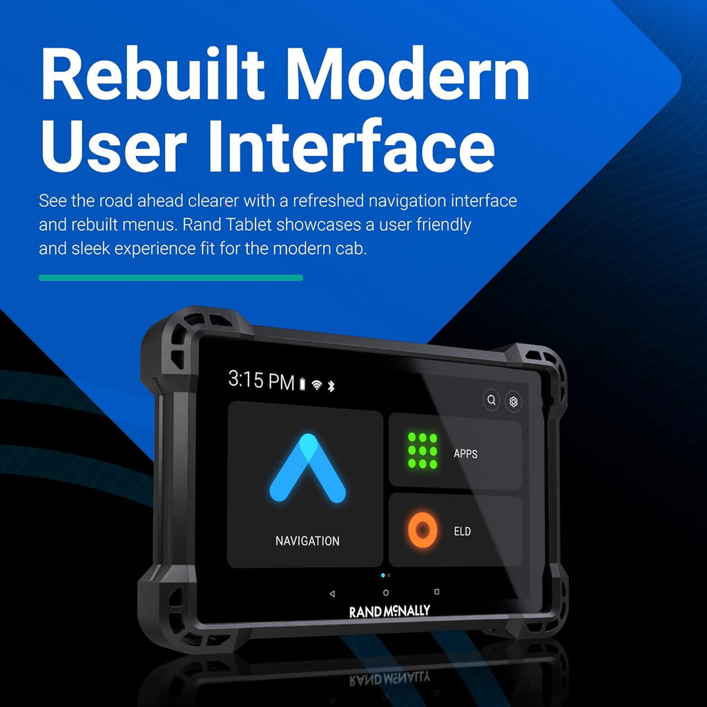 Navigateur GPS pour camions Rand McNally RANDTAB7 7 pouces doté de les meilleurs itinéraires personnalisés du secteur : Rand Navigation 2.0 doté de cartes 2025