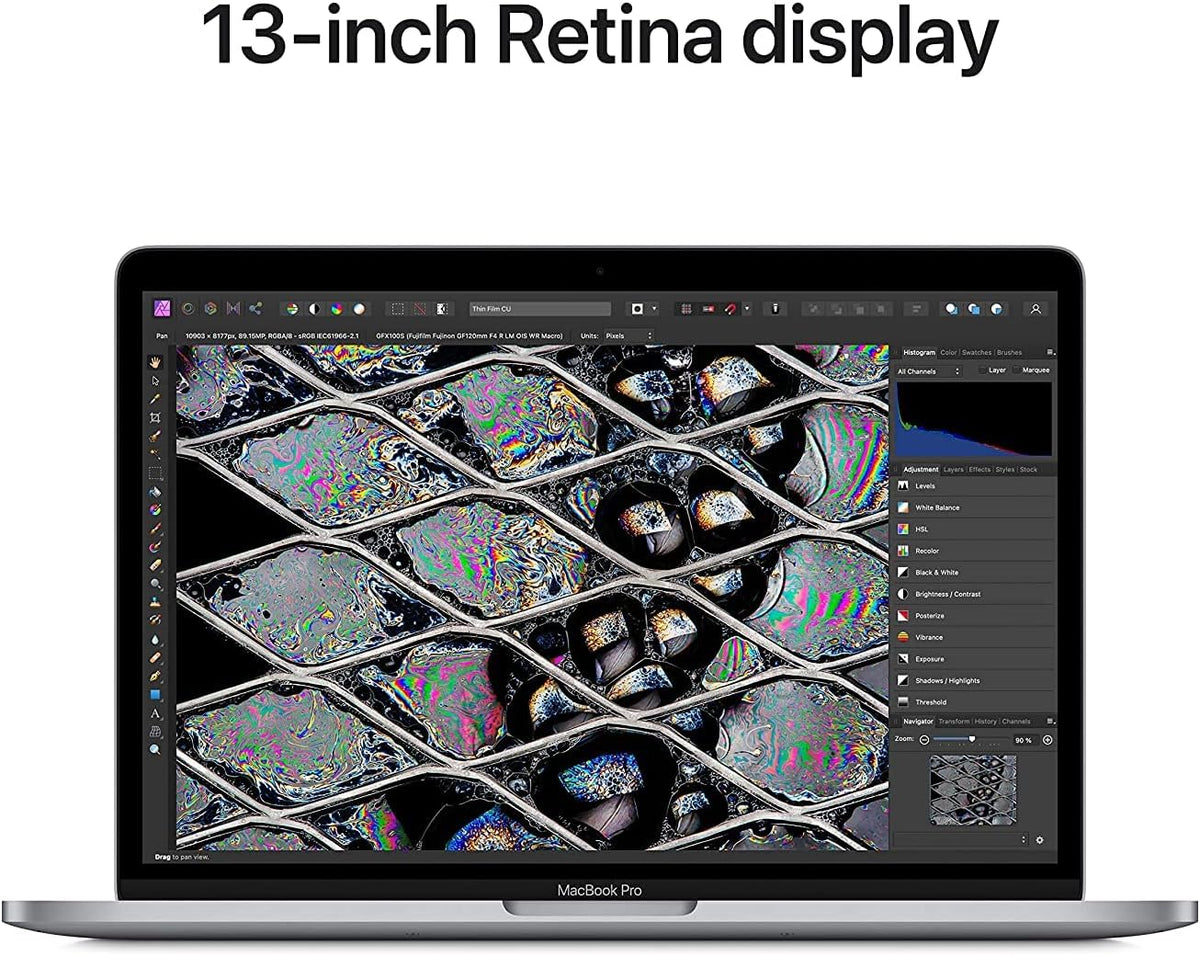 MacBook Pro 2022 d'Apple avec puce Apple M2 (13 pouces, 8 Go de RAM, 256 Go de stockage SSD) (clavier QWERTY anglais) Gris sidéral (reconditionné)