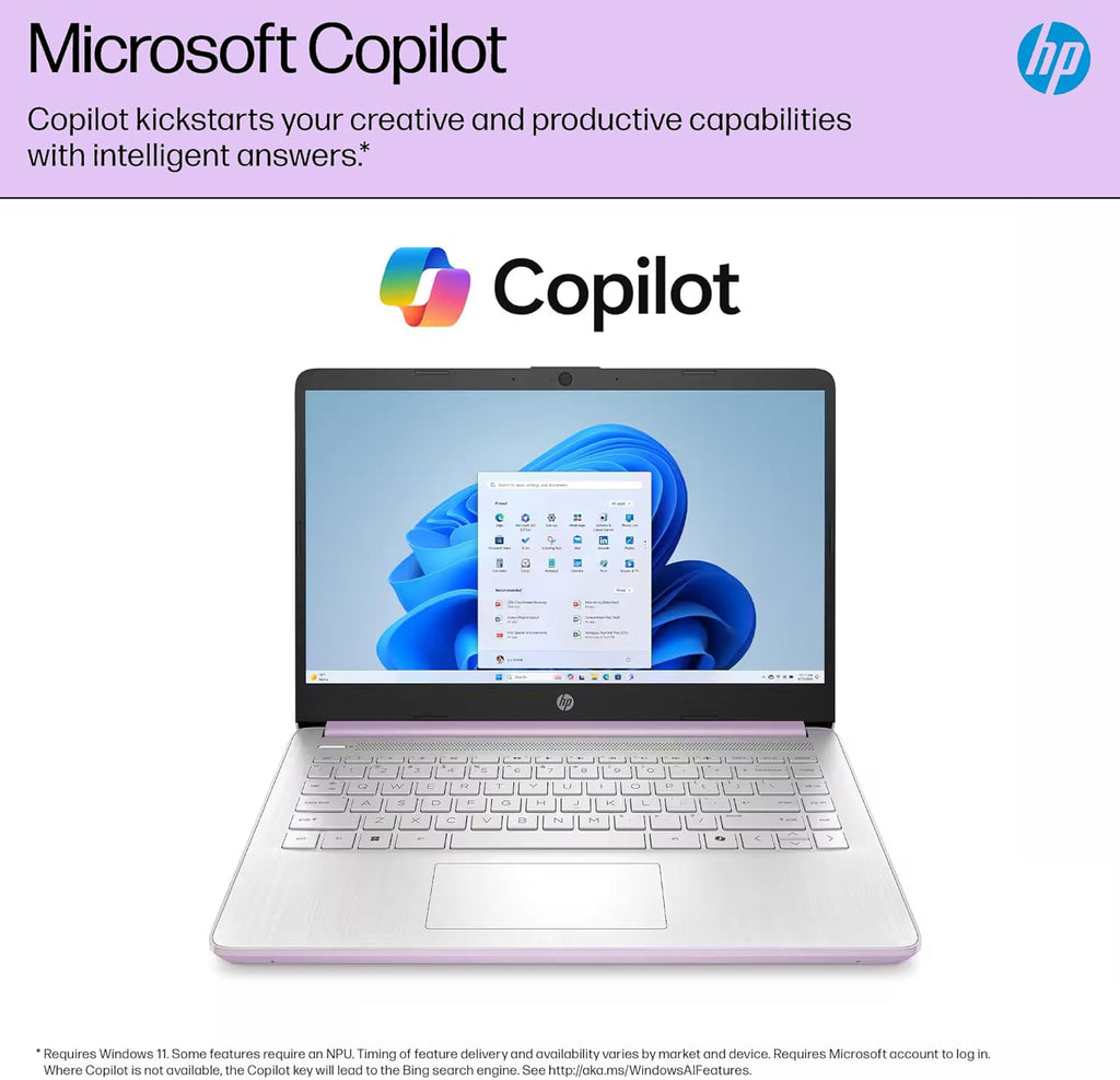 Ordinateur compact portable HP Ultrabook 14 pour le travail, les études et la maison (édition 2025), suite Microsoft Office et Windows 11 Professionnel à vie, processeur Intel quadricœur, 16 Go de RAM et 628 Go de stockage (128 Go UFS + 500 Go