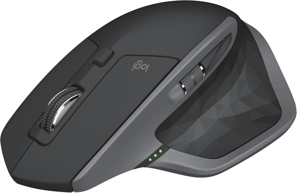 Souris à connectivité sans fil Logitech MX Master 2S Bluetooth Edition, multi-surfaces, défilement ultra-réactif, ergonomique, rechargeable, connecte allant jusqu'à 3 ordinateurs Mac/PC, couleur graphite.