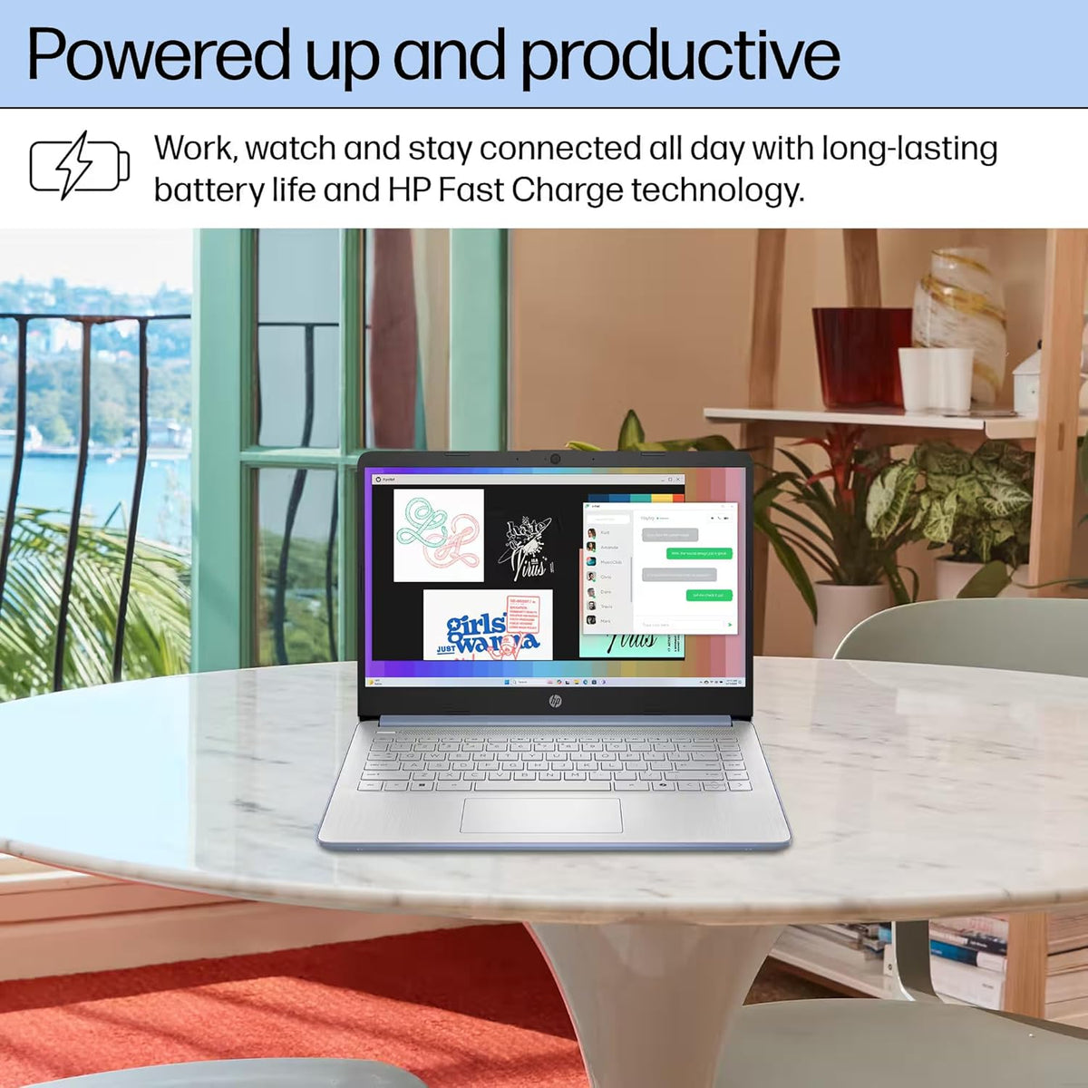 Ordinateur compact portable HP 14" haut de gamme 2025 avec intelligence artificielle, abonnement à vie, idéal pour les entreprises et les étudiants, processeur Intel quadricœur, 16 Go de RAM, 628 Go de stockage (128 Go UFS + 500 Go extensible)