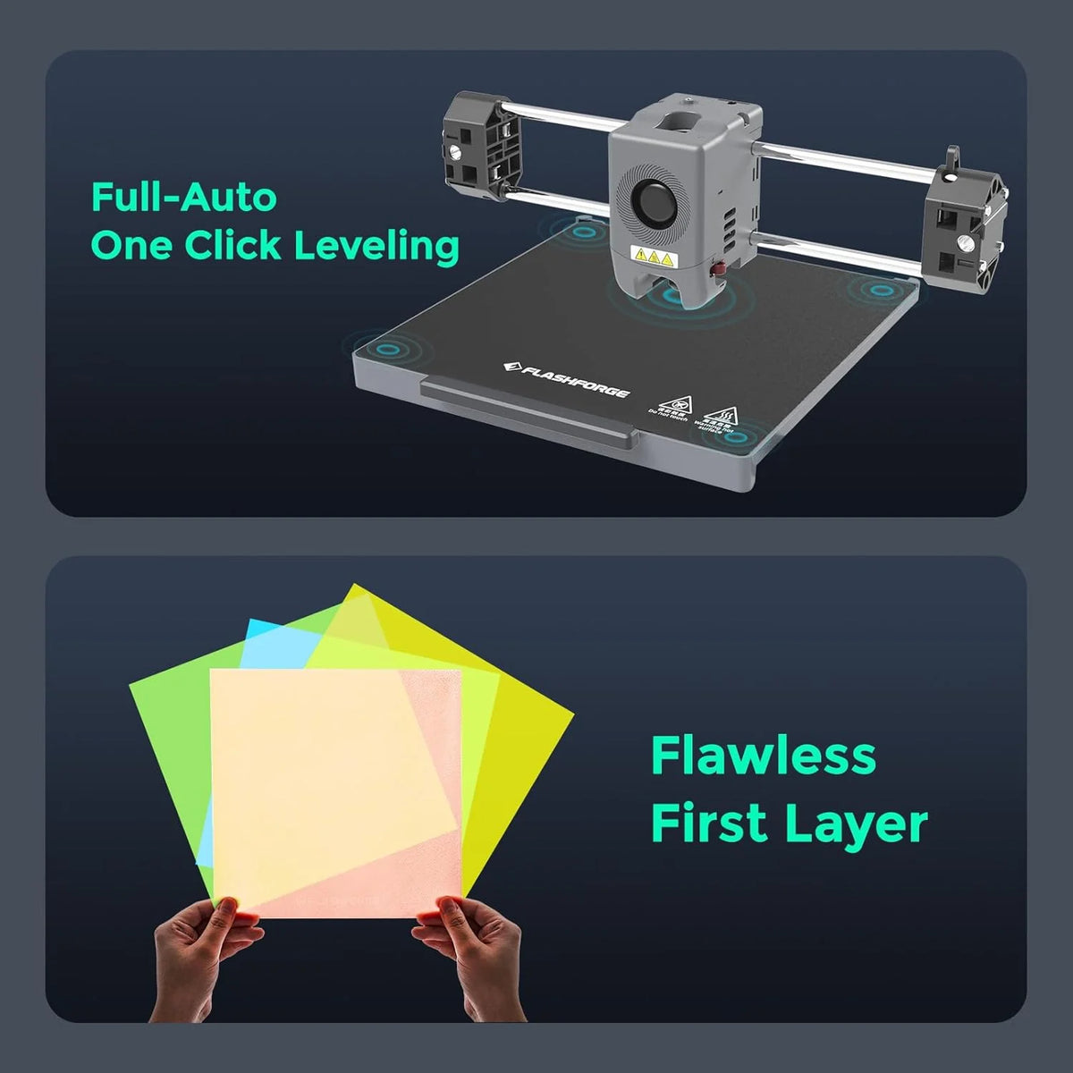 Imprimante 3D Adventurer 5M doté de nivellement entièrement automatique