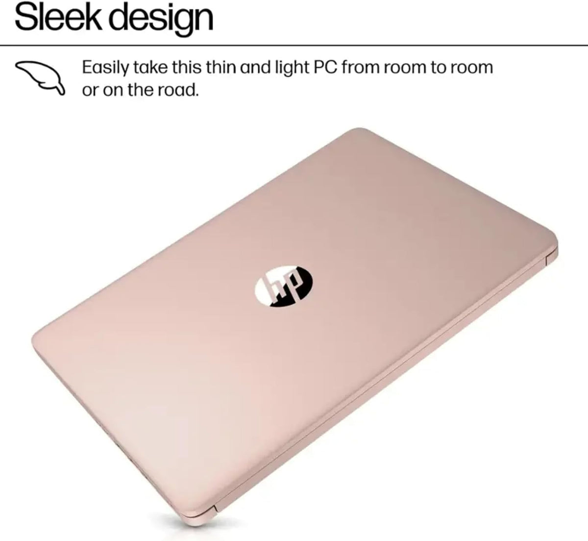 Dernier Ultrabook HP avec Copilot AI - 1,3 To de stockage - 8 Go de RAM - Intel Core | Microsoft Office 365 inclus | SSD de 320 Go + 1 To de stockage cloud | Webcam | Windows 11 | Sans souris | Ordinateur compact portable essentiel